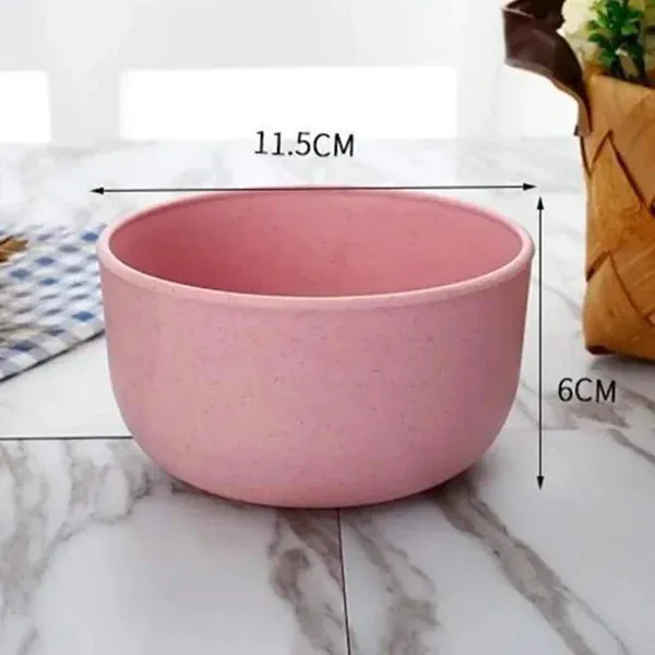 4pc Wheat Straw Bowls