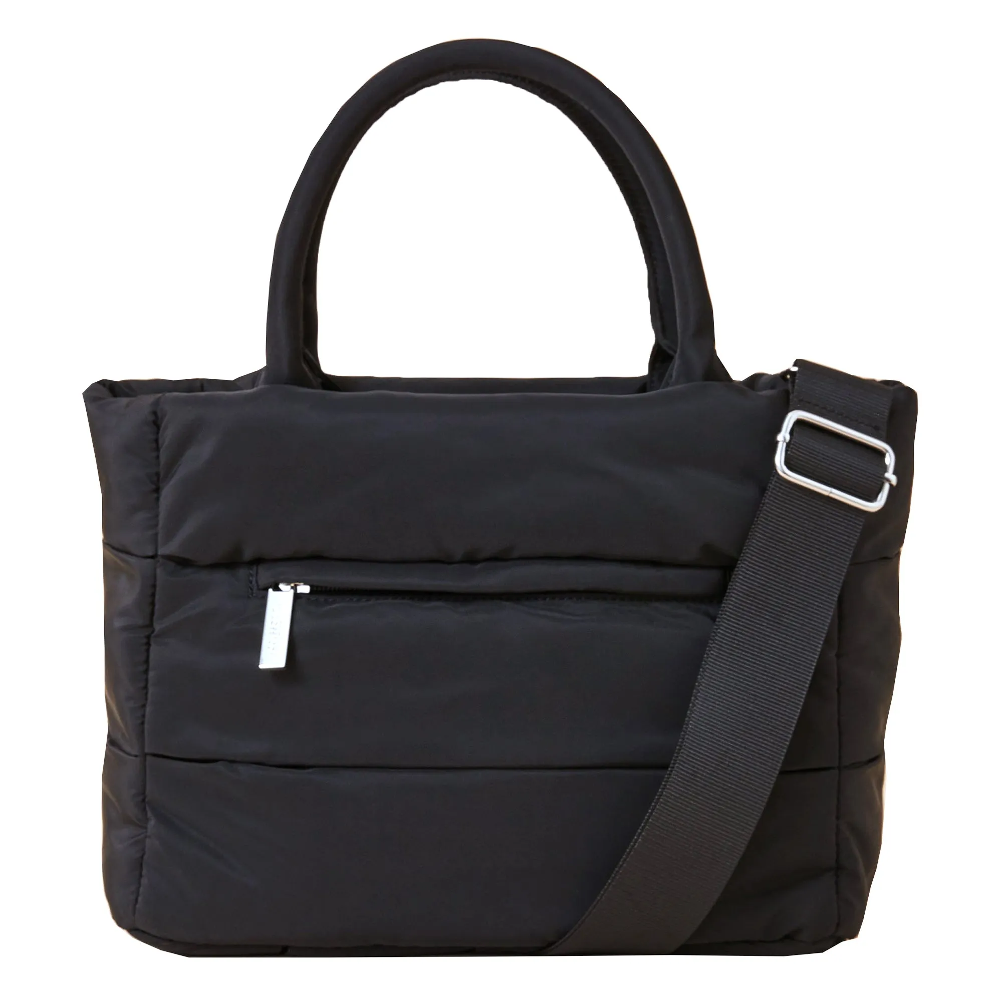 Accessorize London Women's Recycled nylon quilted handheld