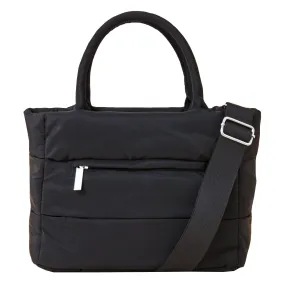 Accessorize London Women's Recycled nylon quilted handheld