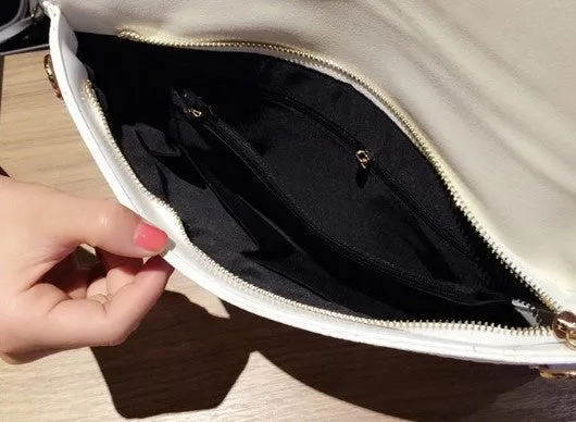 Alligator Skin Pattern Genuine Leather Women's Clutch