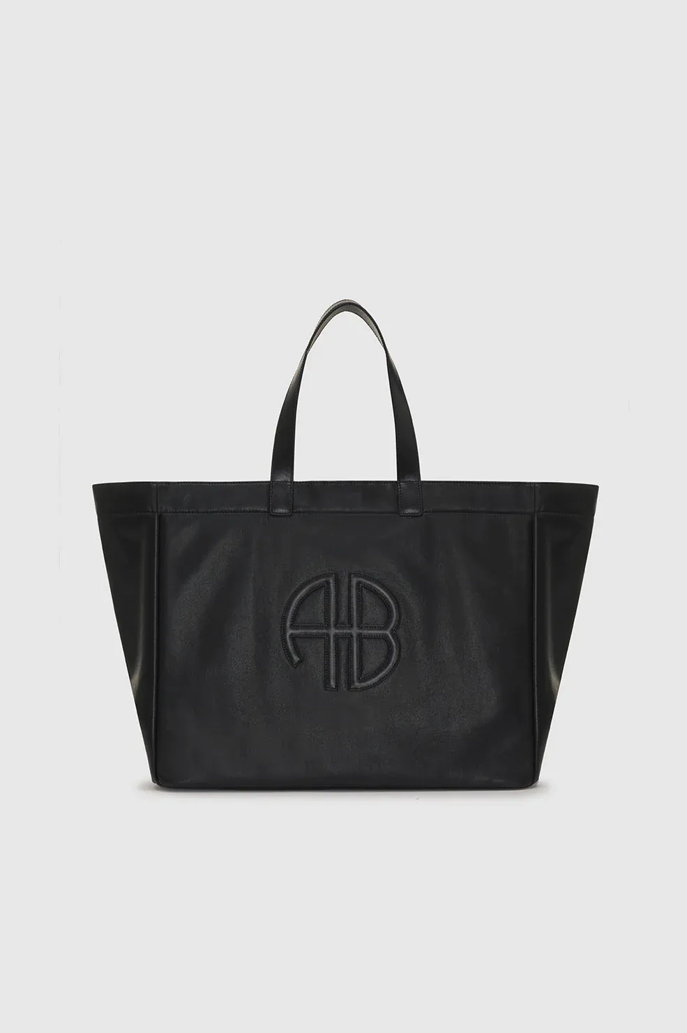 Anine Bing - Large Rio Tote in Black Recycled Leather