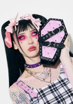 At Death's Door Coffin Crossbody Bag