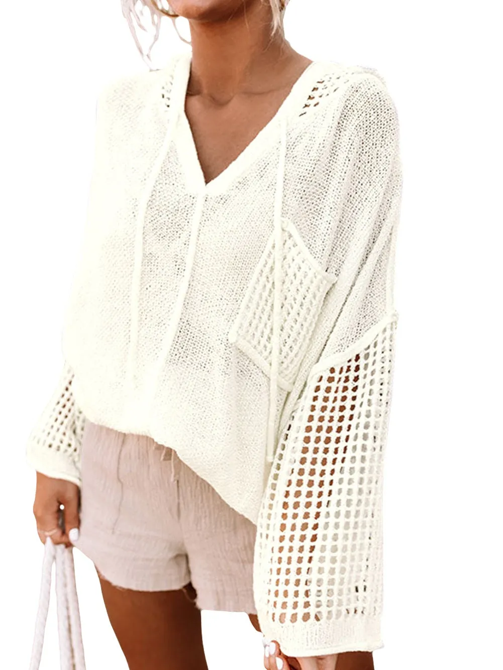 Beach Crochet Hoodie