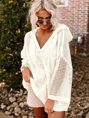 Beach Crochet Hoodie