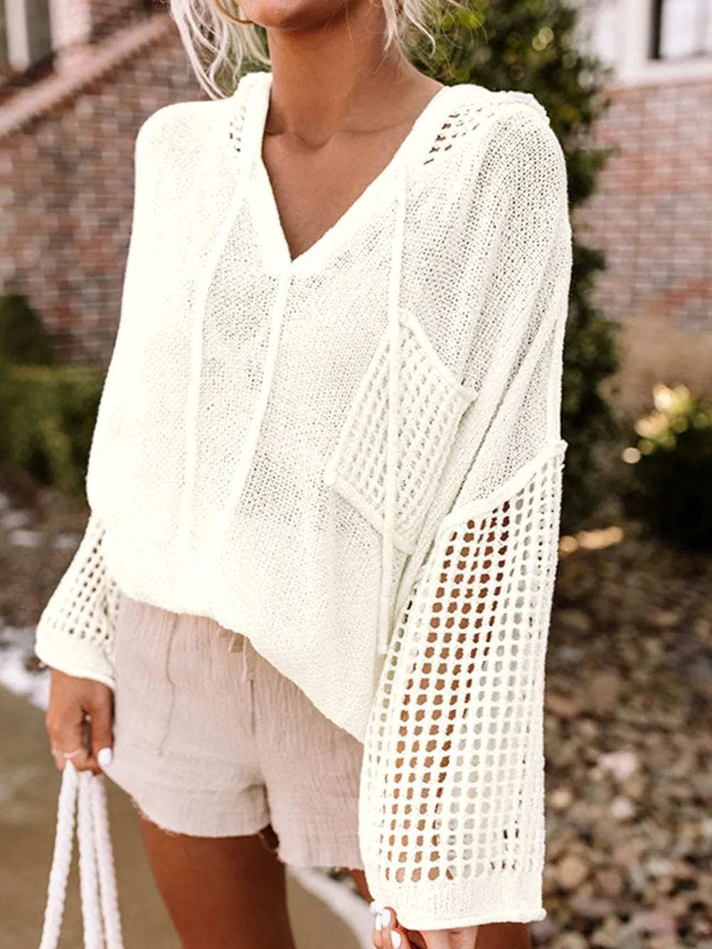 Beach Crochet Hoodie