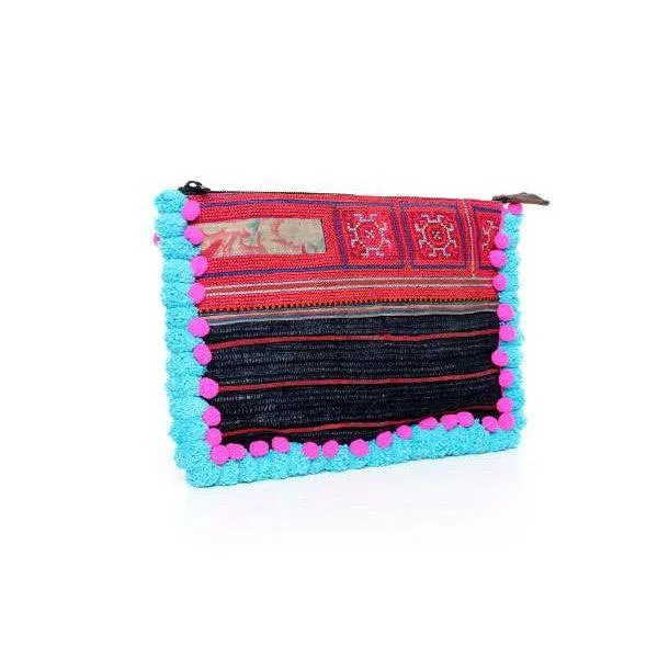 Belle Rhapsody Textile Vintage Clutch - Thailand