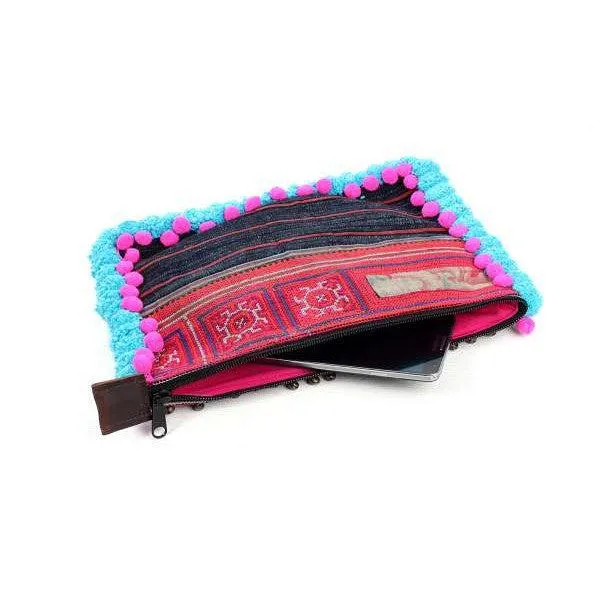 Belle Rhapsody Textile Vintage Clutch - Thailand