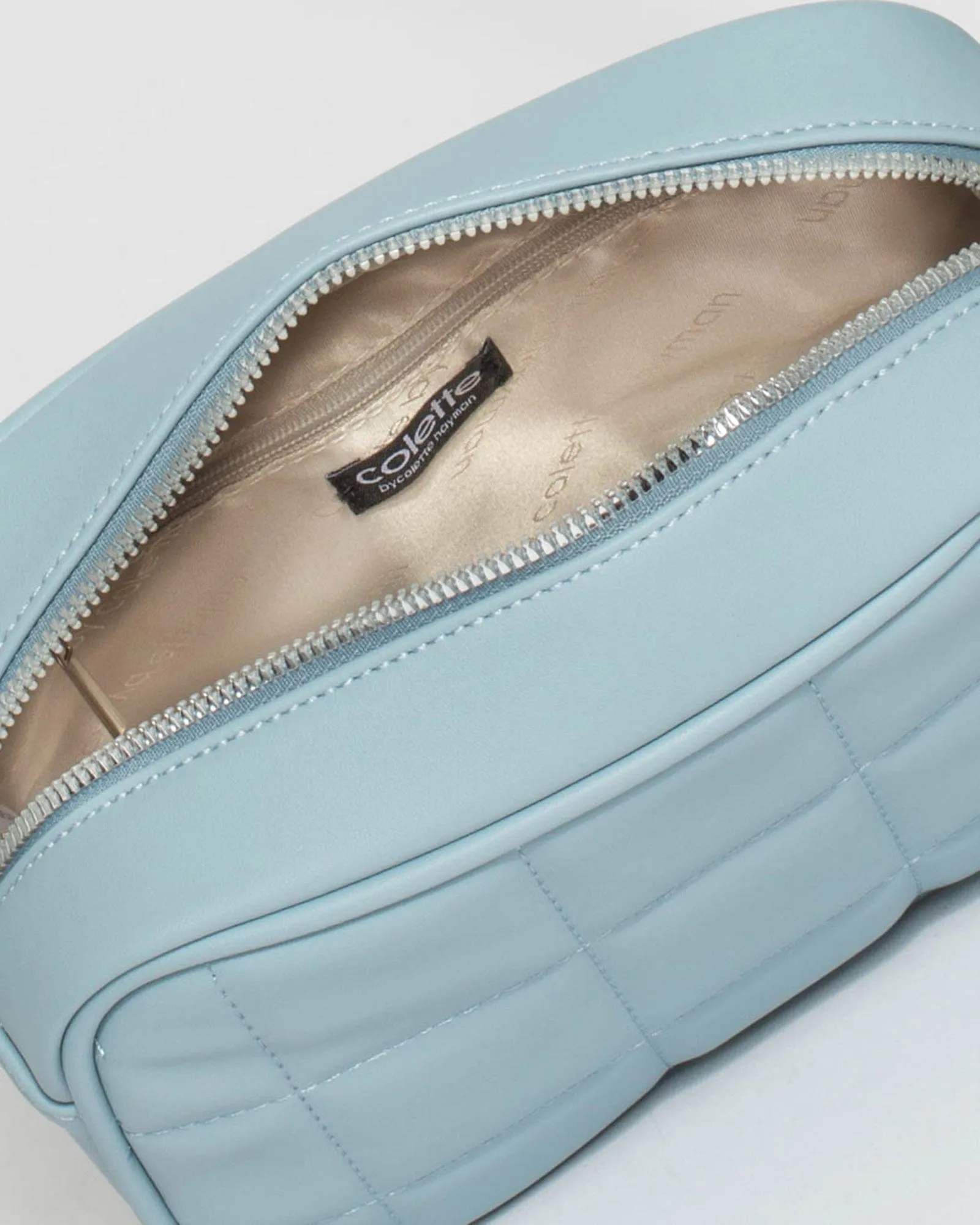 Blue Amy Quilt Crossbody Bag