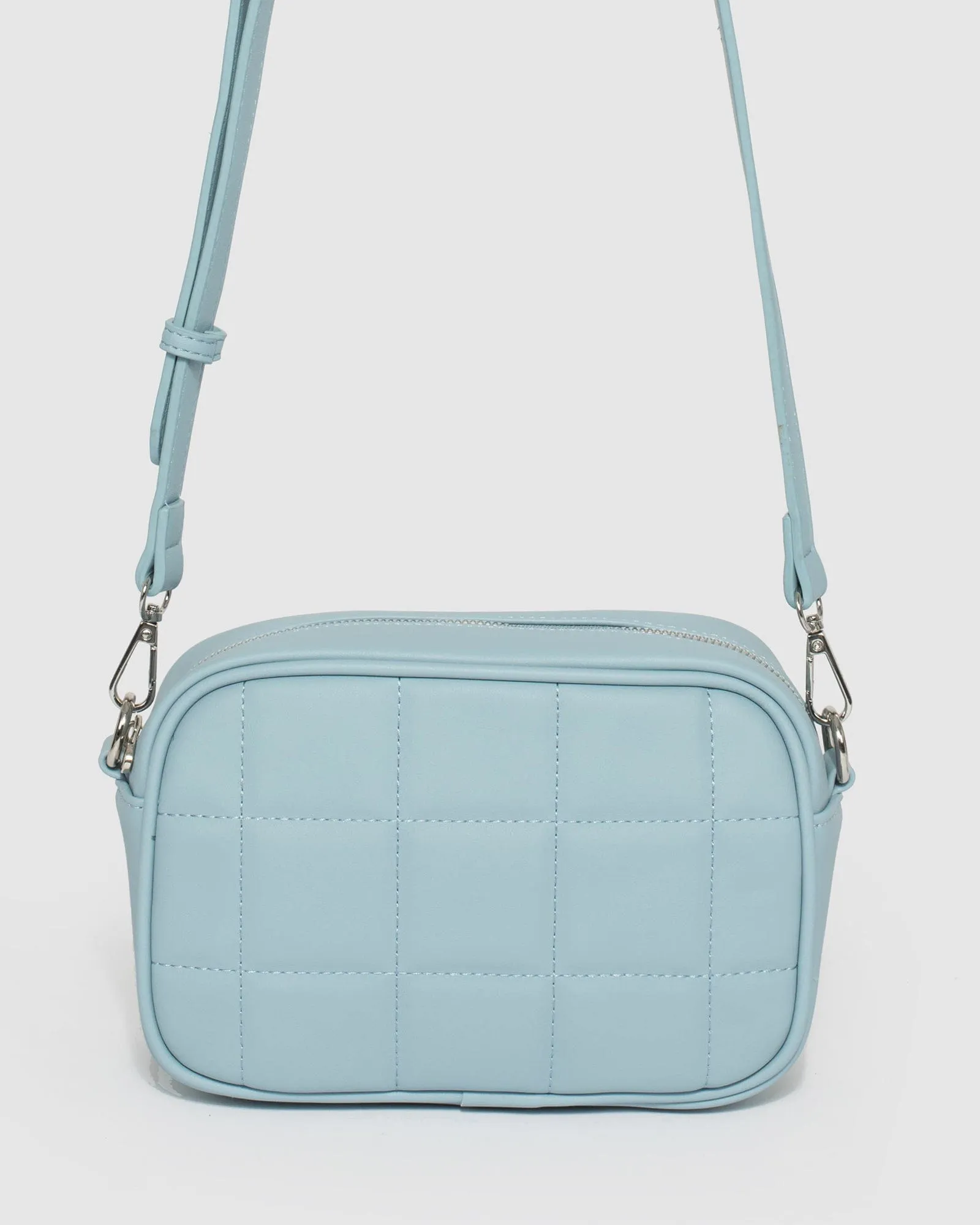Blue Amy Quilt Crossbody Bag