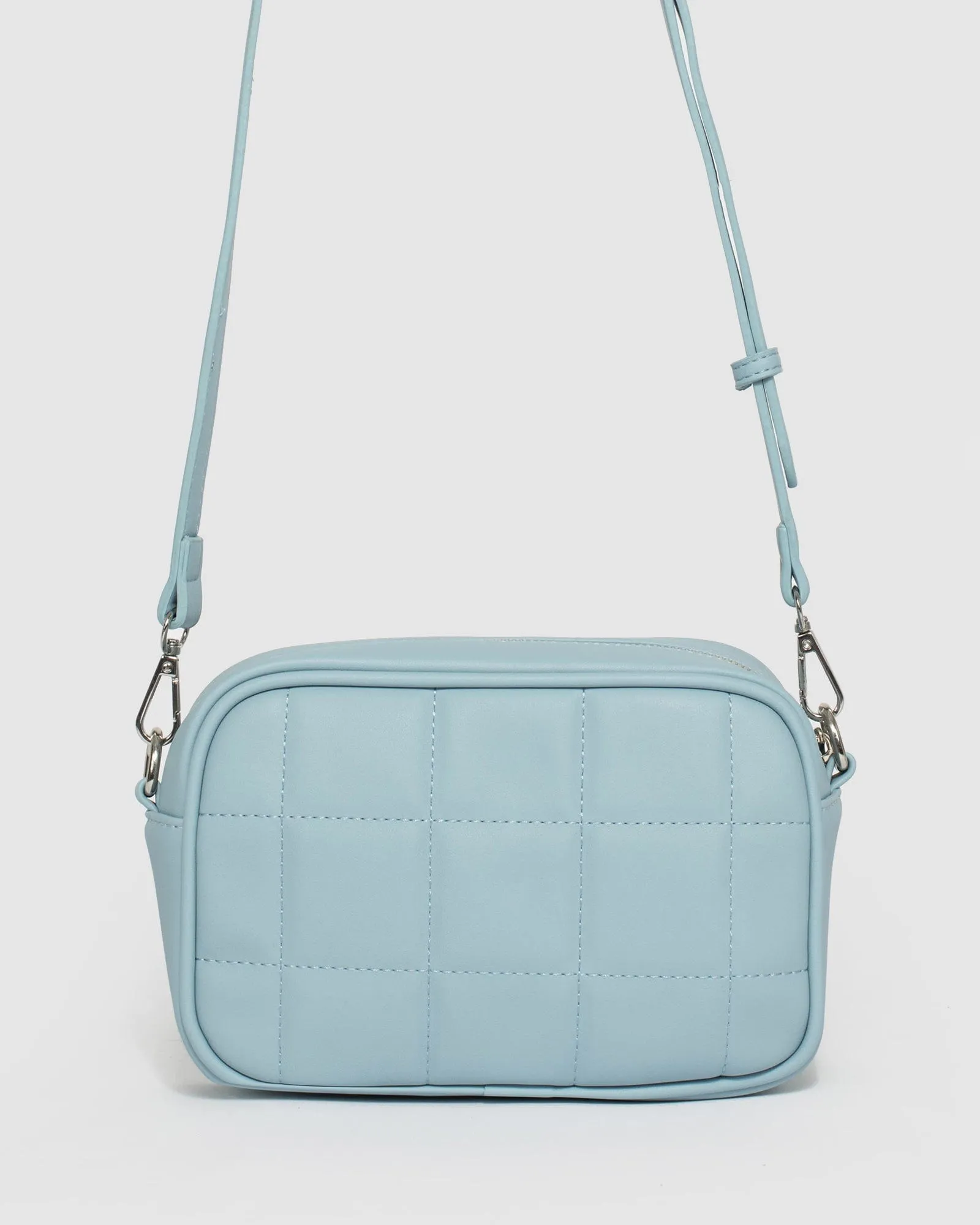 Blue Amy Quilt Crossbody Bag