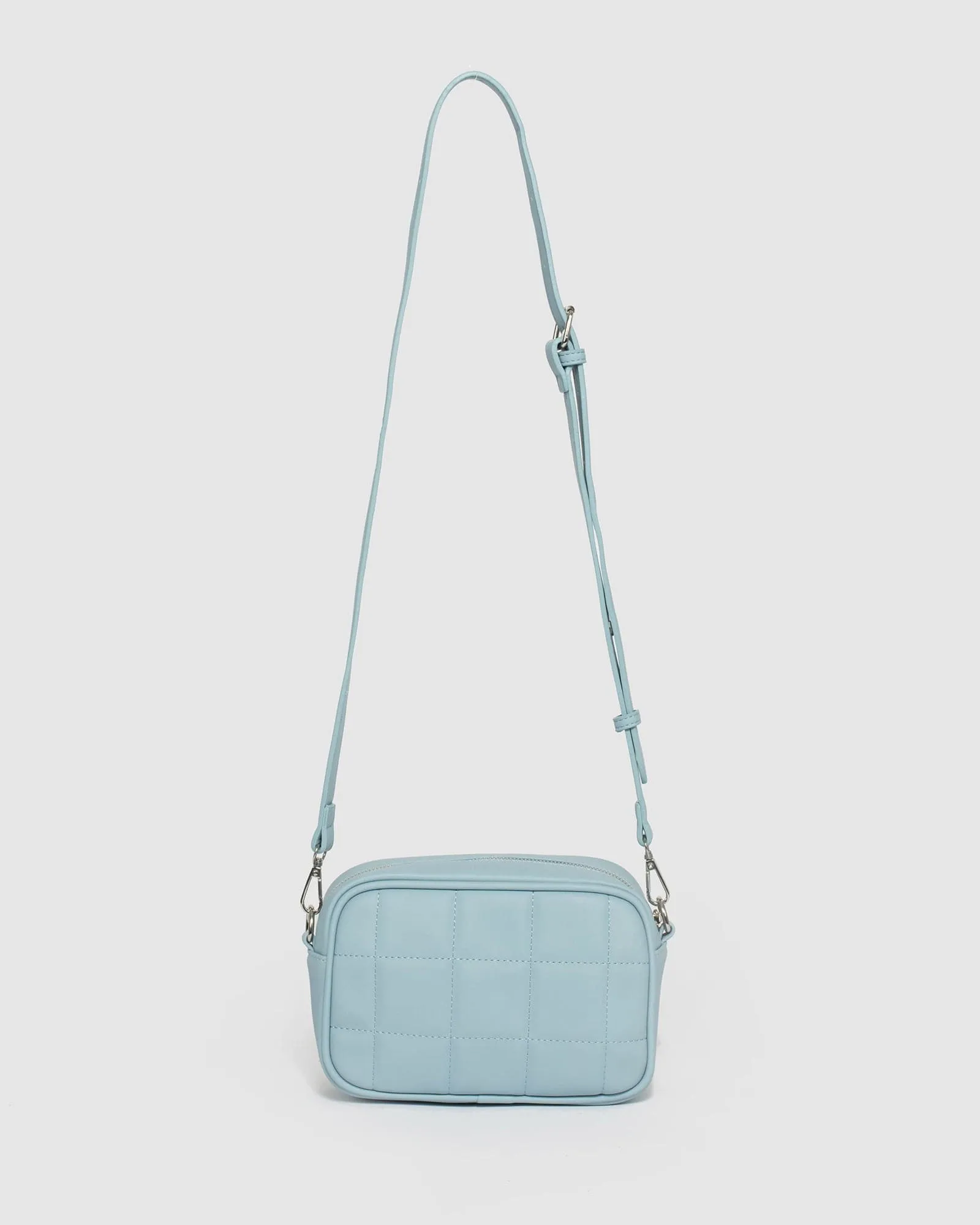 Blue Amy Quilt Crossbody Bag