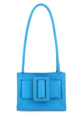 Boyy Women Light Blue Leather Bobby 18 Soft Shoulder Bag