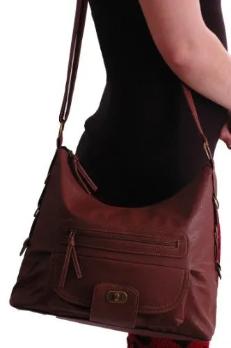 Calista Faux Leather Shoulder Bag