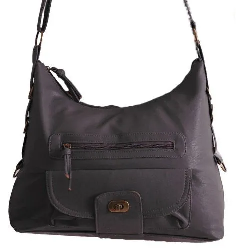 Calista Faux Leather Shoulder Bag