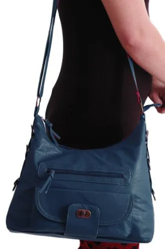 Calista Faux Leather Shoulder Bag