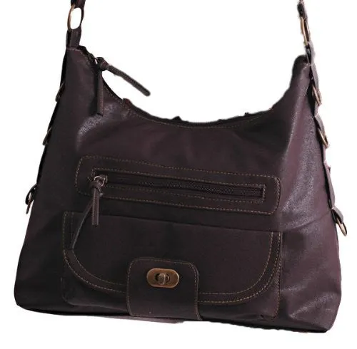 Calista Faux Leather Shoulder Bag
