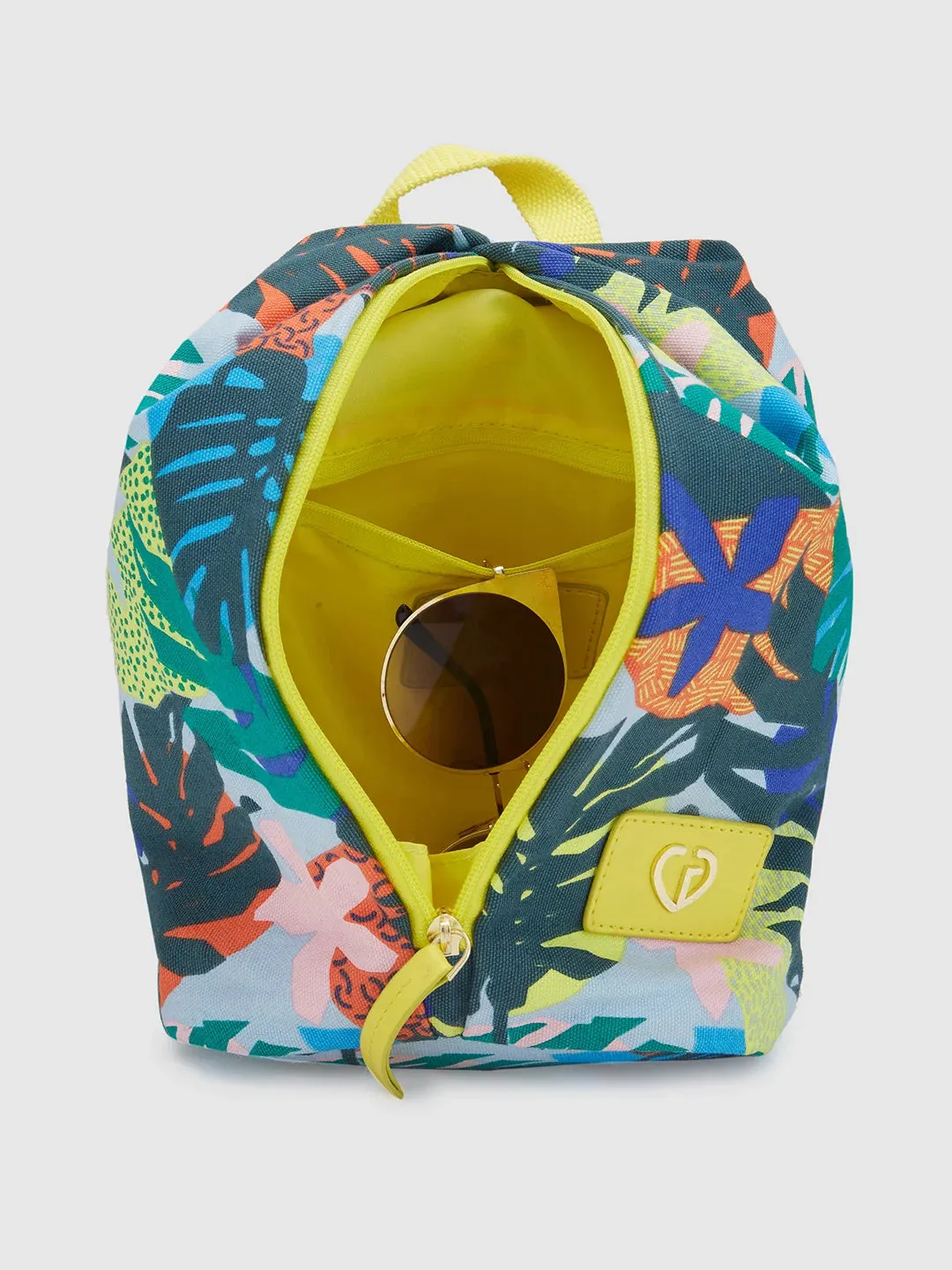 Caprese Octavia Backpack Small Blue Grey