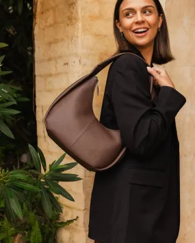 CAPRI SHOULDER BAG CHOCOLATE