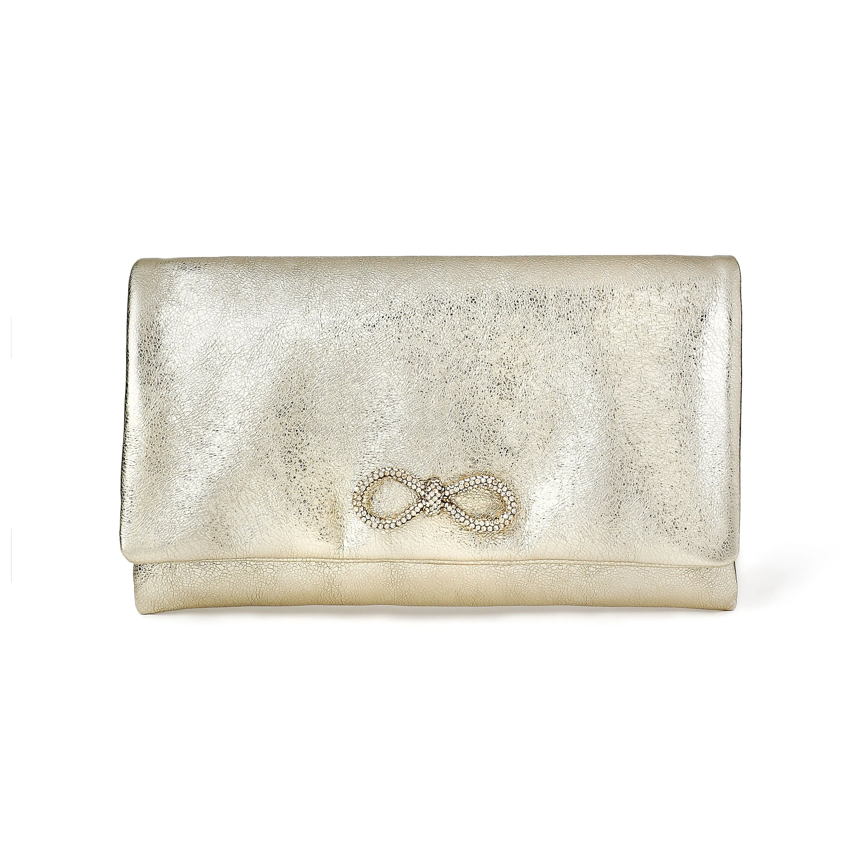 Carlyle Clutch in Gold