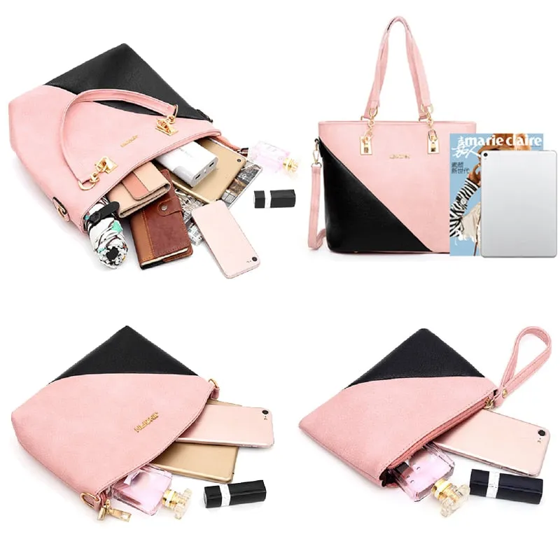 Composite Bag for Women Handbag Set 4 Pcs/Set Handbag Women Shoulder