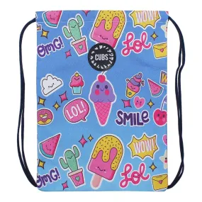 Cubs Smiles & Ice Cream String Bag
