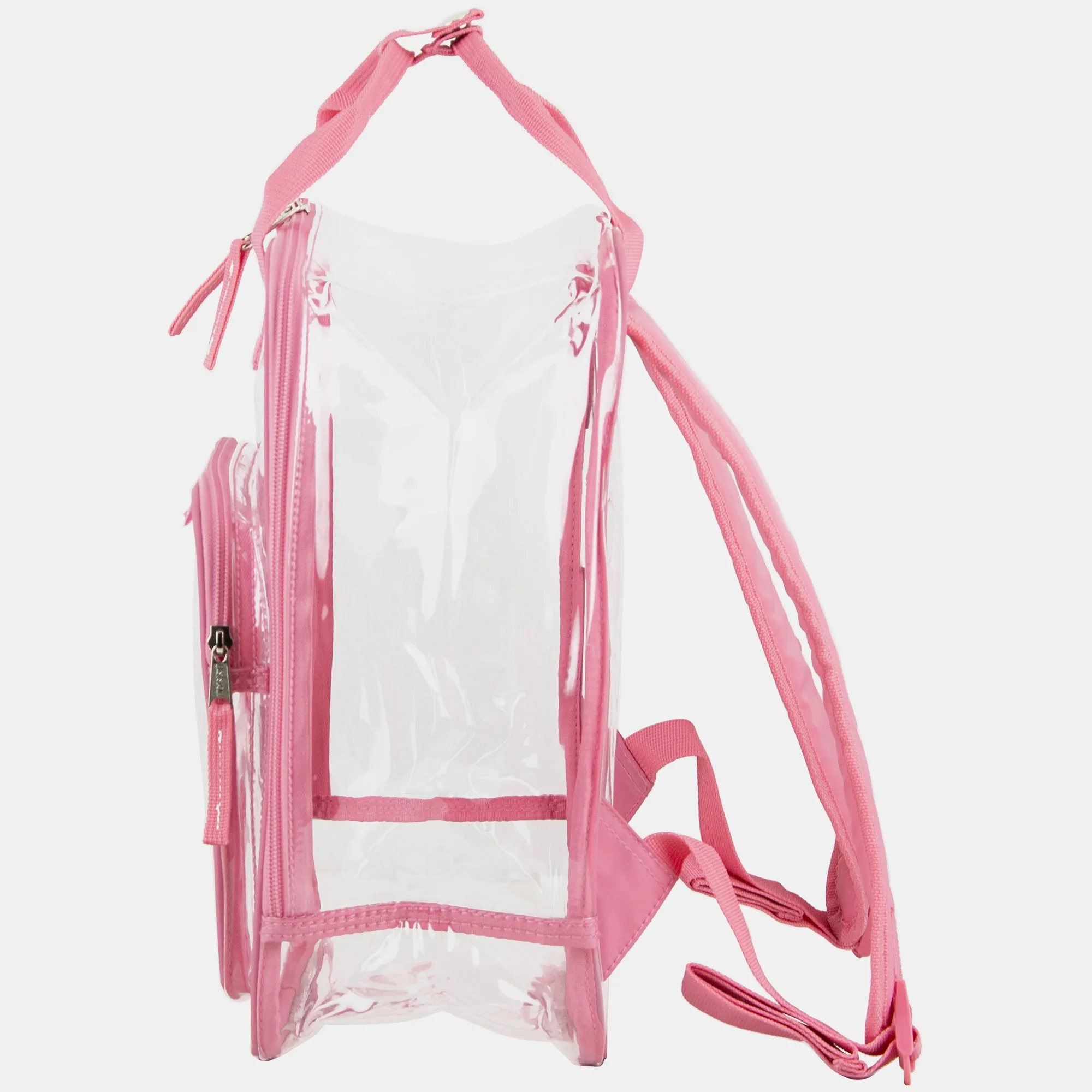 Double Handle Clear Stadium Approved Backpack Pink Lemonade