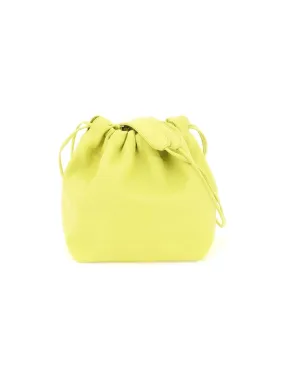 Dumpling Gathered Leather Handbag