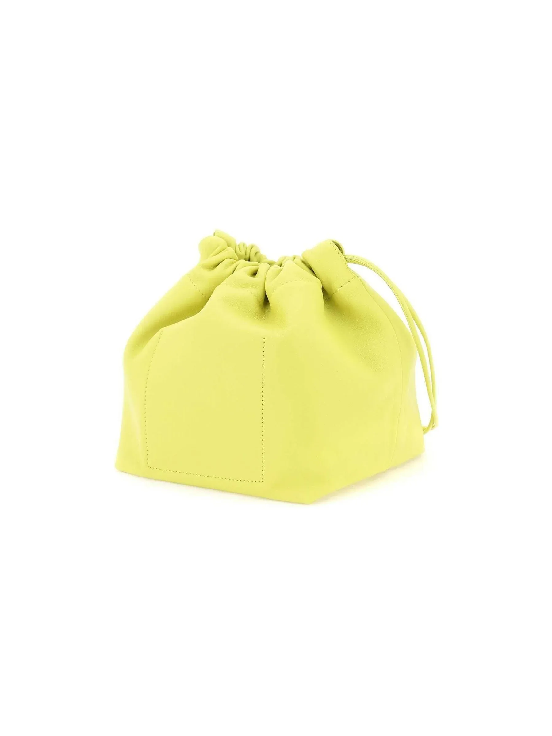 Dumpling Gathered Leather Handbag