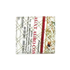 ECO FRIENDLY UPCYCLED RICE BAG WALLET FOR MEN