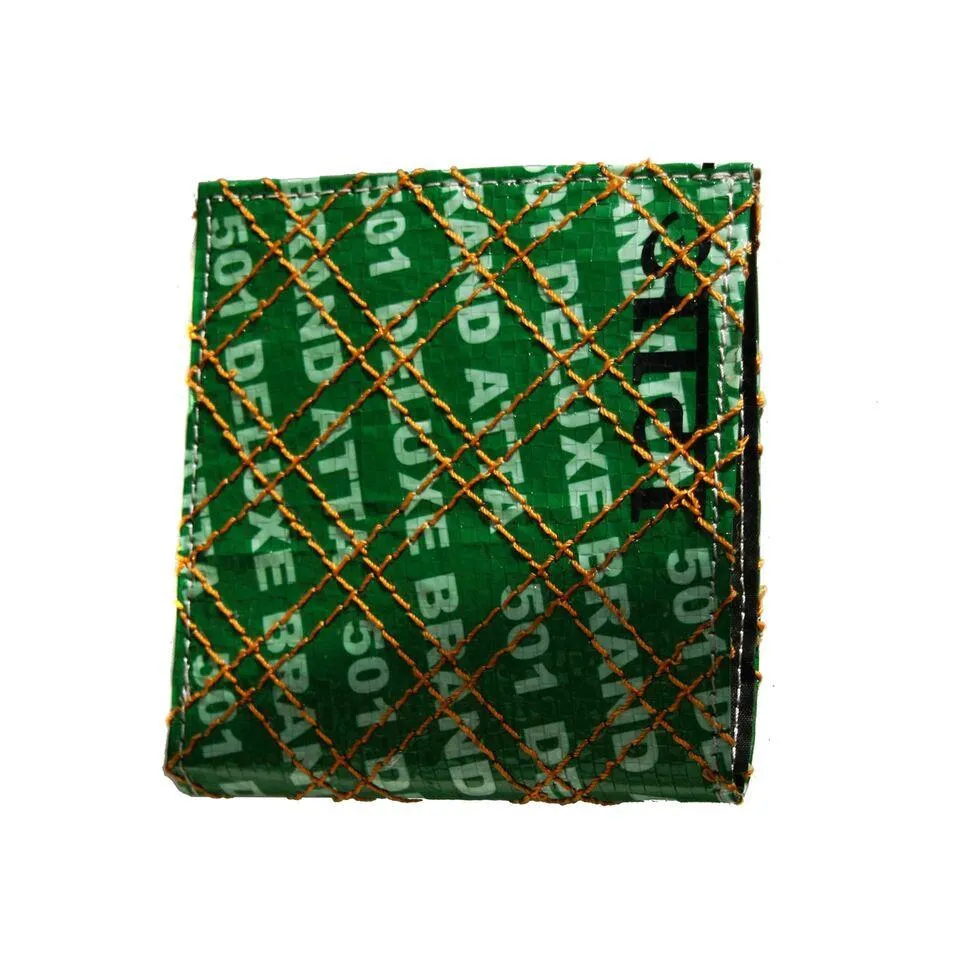 ECO FRIENDLY UPCYCLED RICE BAG WALLET FOR MEN