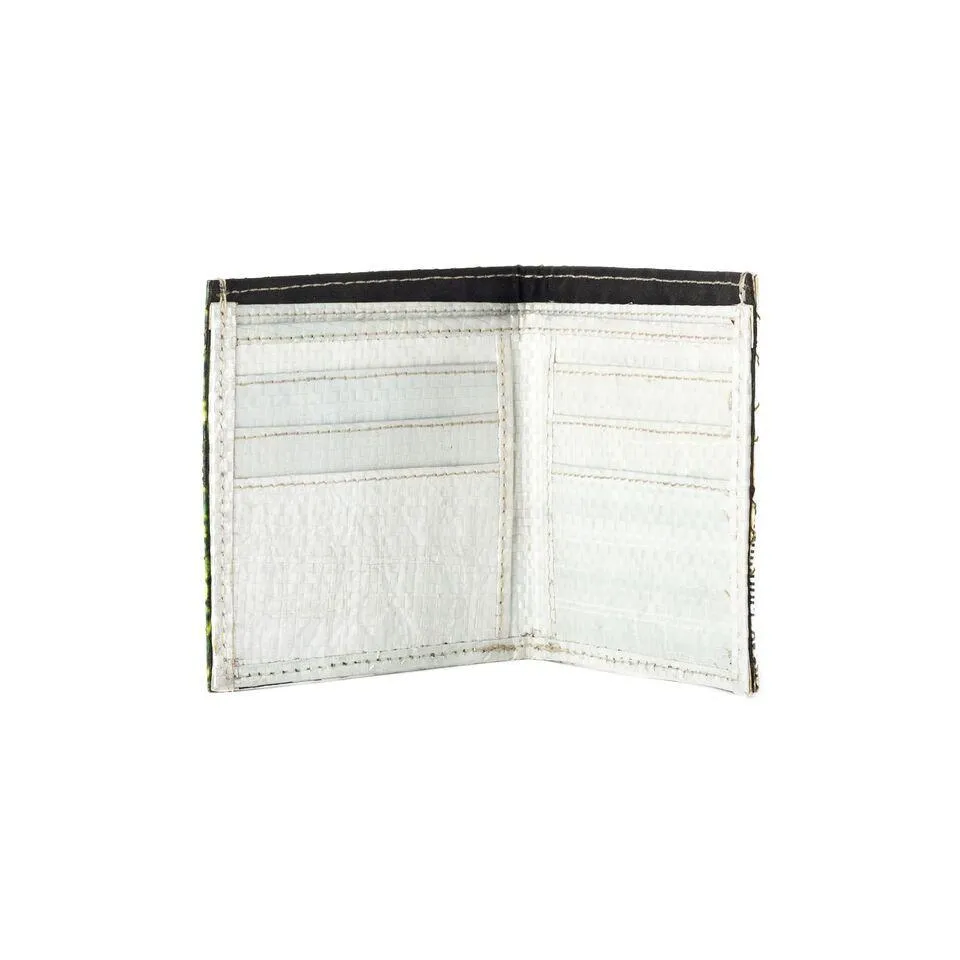 ECO FRIENDLY UPCYCLED RICE BAG WALLET FOR MEN