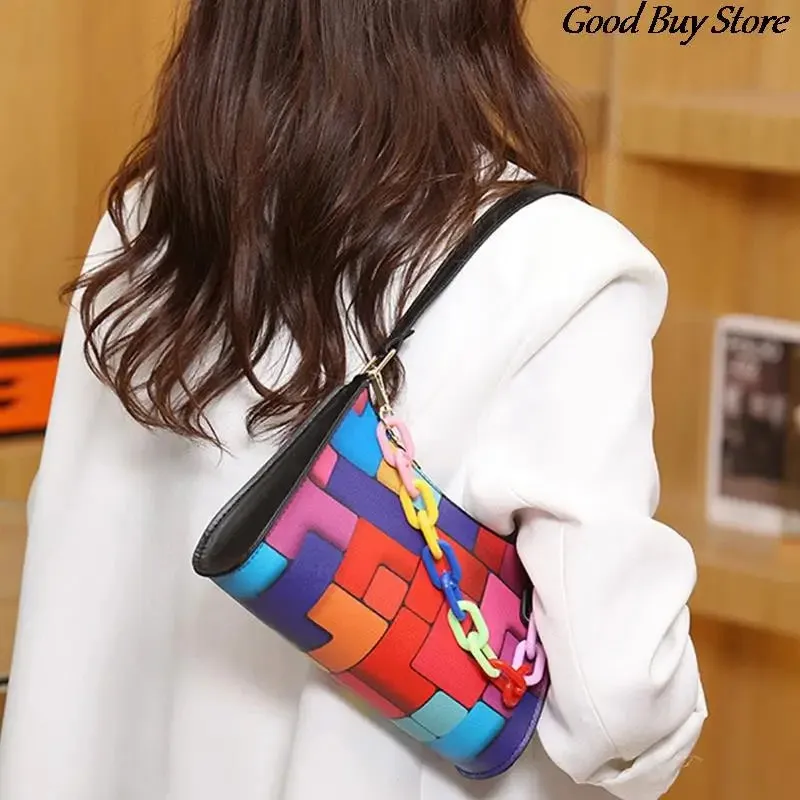 European Fashion Shoulder Purse Women Trendy Handbags Retro Leather Designer Totes Bags Ladies Clutches Party Wedding Brand Bag