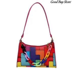 European Fashion Shoulder Purse Women Trendy Handbags Retro Leather Designer Totes Bags Ladies Clutches Party Wedding Brand Bag