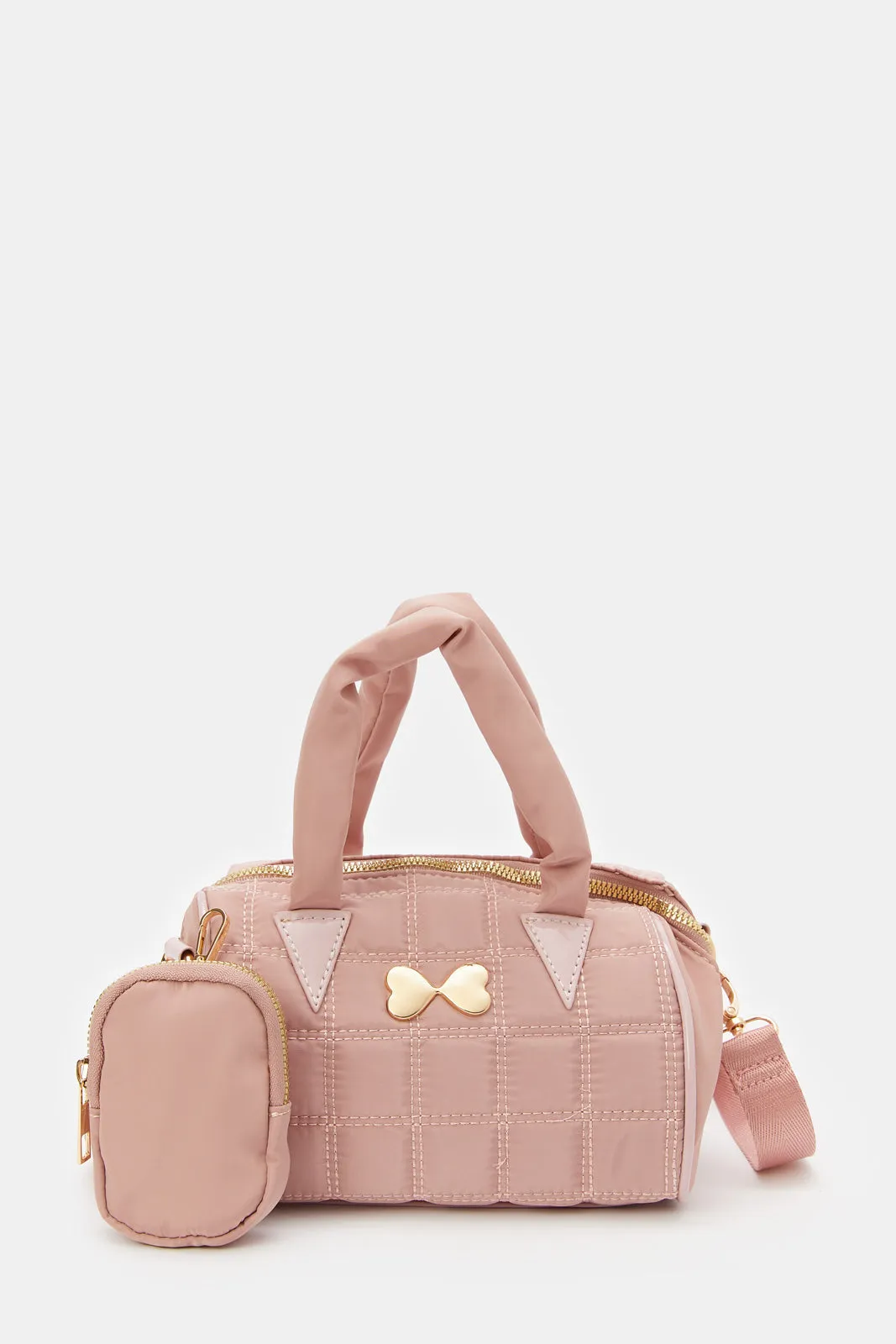 Girls Liliac Quilted Bollin Bag