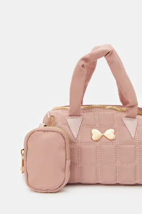 Girls Liliac Quilted Bollin Bag