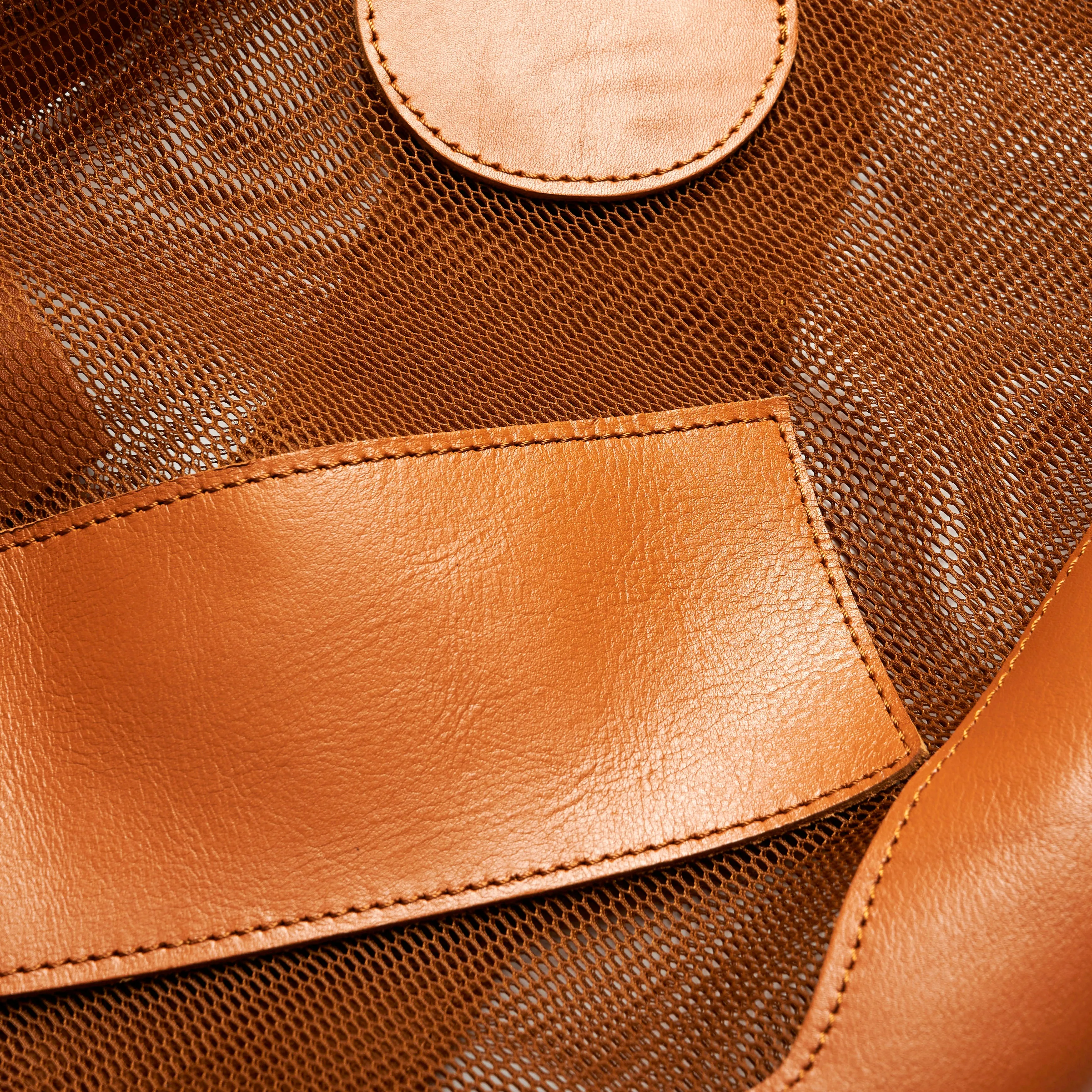 Honeycomb Tote - Caramel