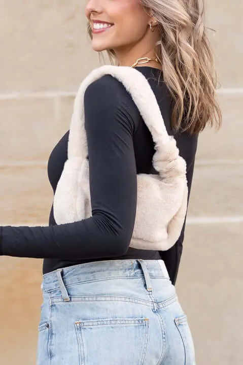 Izzie Soft Plush Shoulder Bag