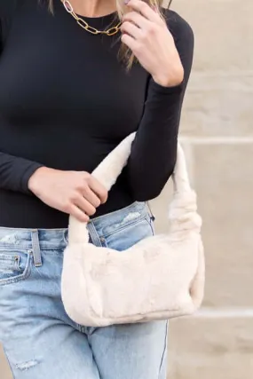 Izzie Soft Plush Shoulder Bag