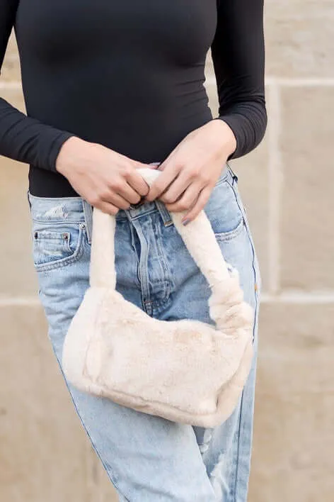Izzie Soft Plush Shoulder Bag