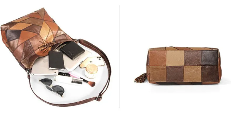Ladies Genuine Leather Hobo Bags Shoulder Handbags For Women