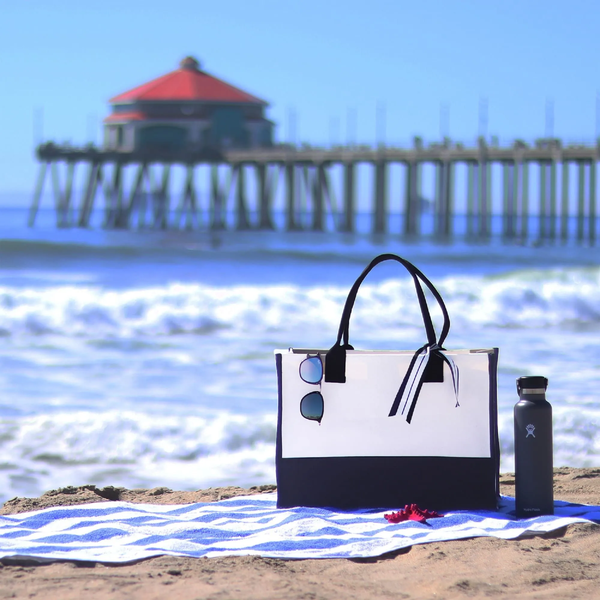 Lake Life Tote Bag - Large Chic Tote Bag - Gift for Her - Girls Weekend Tote - Weekender Bag - Weekend Tote - Boat Bag - Lake Life Gift