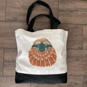 Large Cotton Tote Icelandic Ram in Icelandic Sweater Graphic Bag