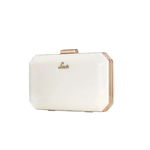 Lavie Women's Weave Octagon Gift Box Clutch | Ladies Purse Handbag