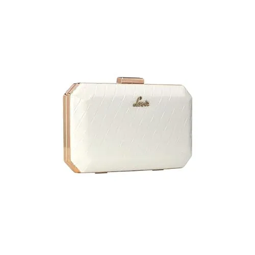 Lavie Women's Weave Octagon Gift Box Clutch | Ladies Purse Handbag