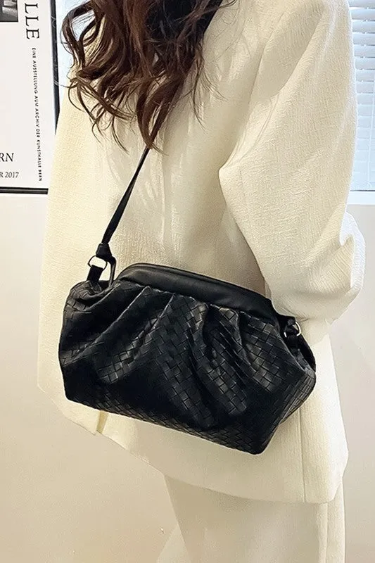 Leather Woven Bag