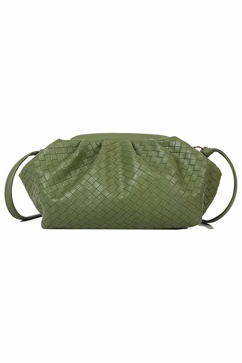 Leather Woven Bag