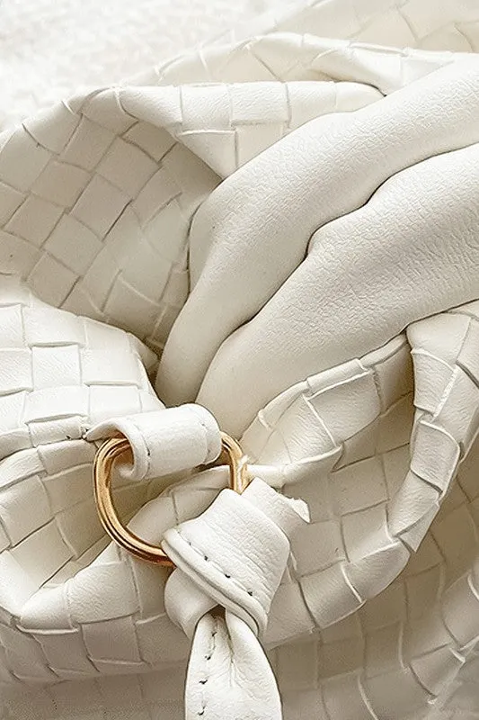 Leather Woven Bag