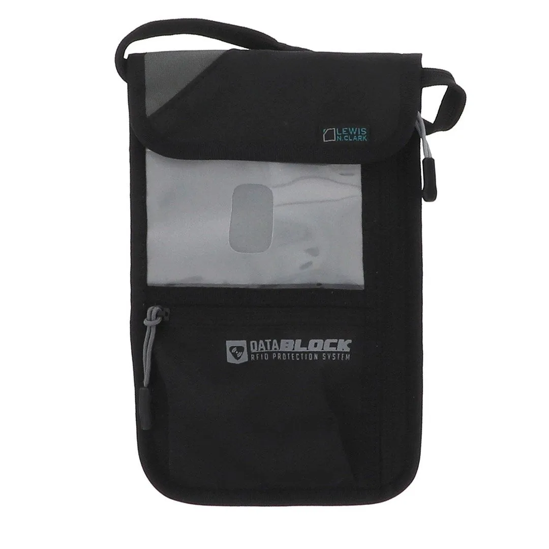 Lewis & Clark Data Block Slim Neck Stash