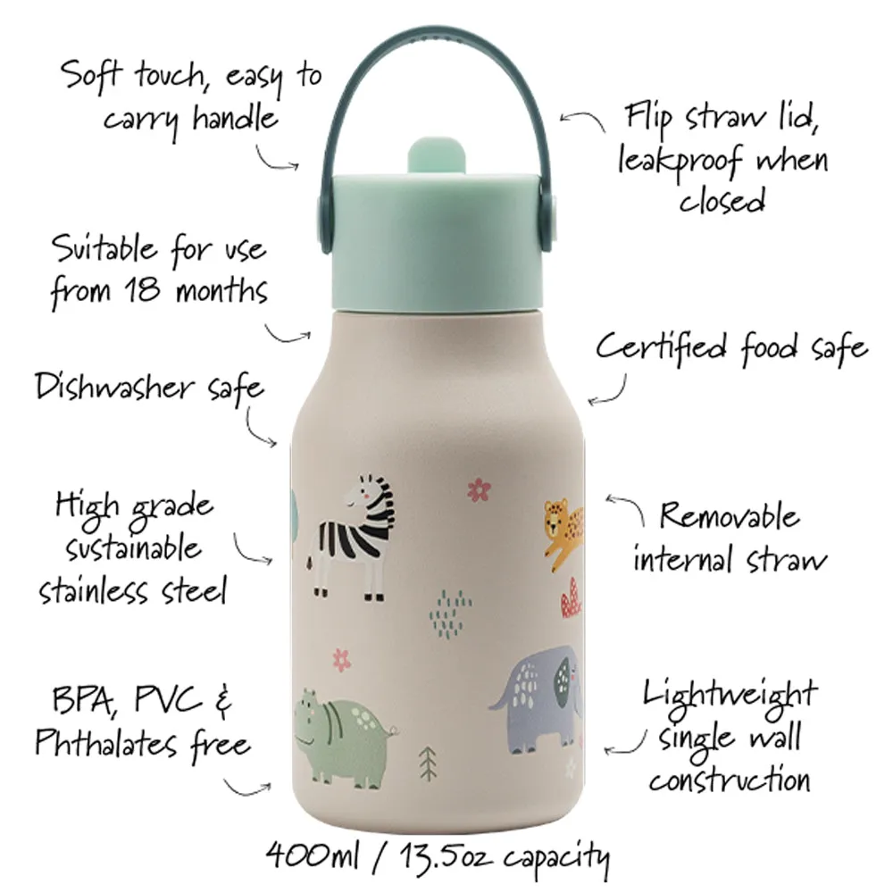 Little Lund Water Bottle: Safari