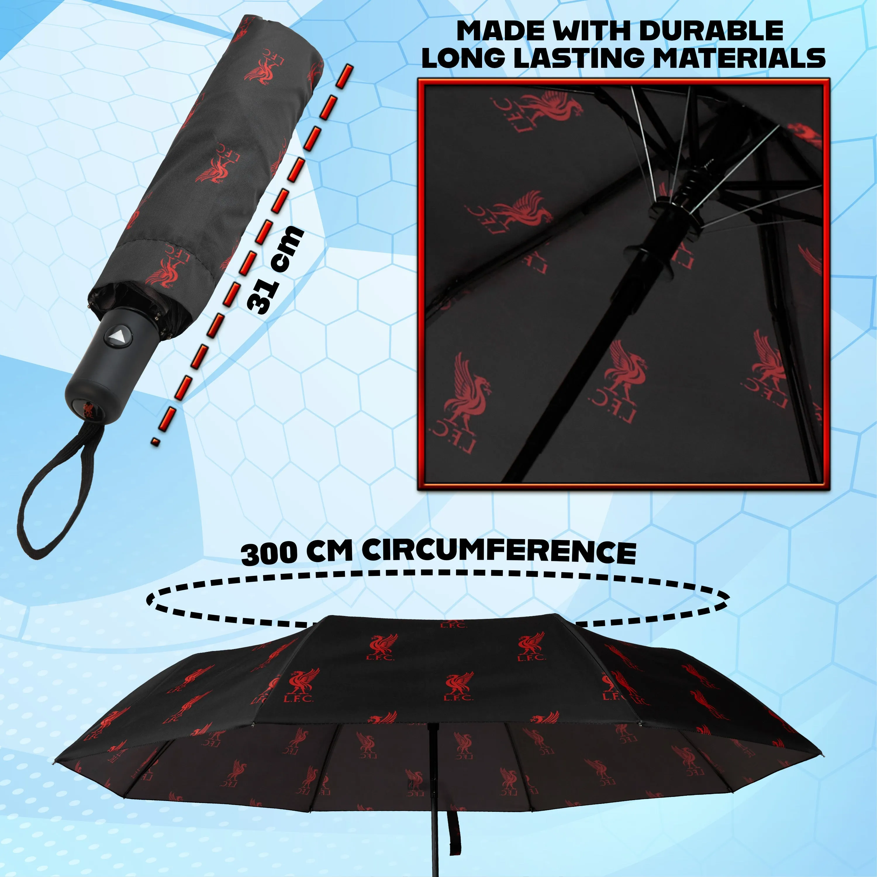 Liverpool FC Umbrella for Adults and Teens